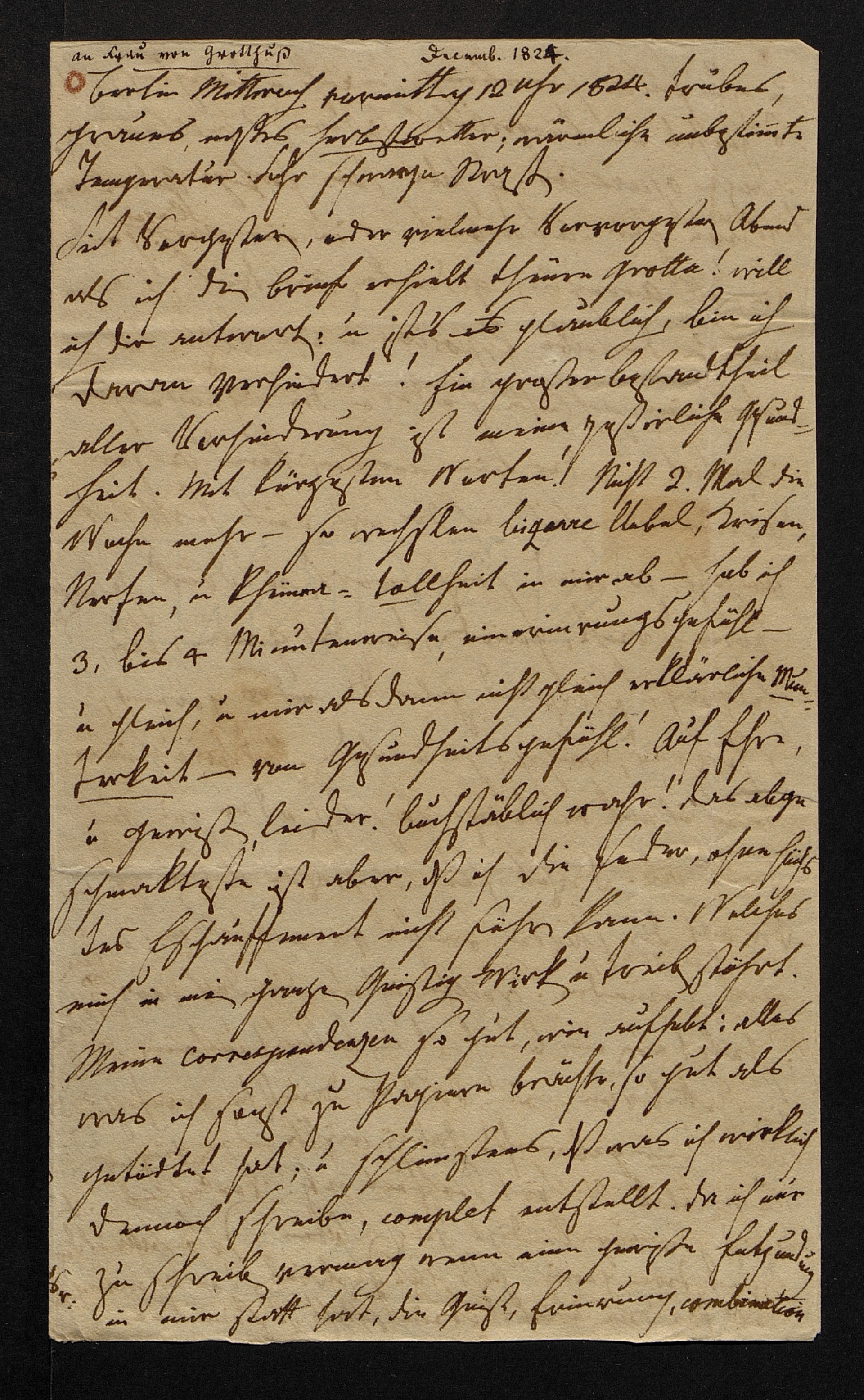 Grotthuss 15.12.1824 S. 1