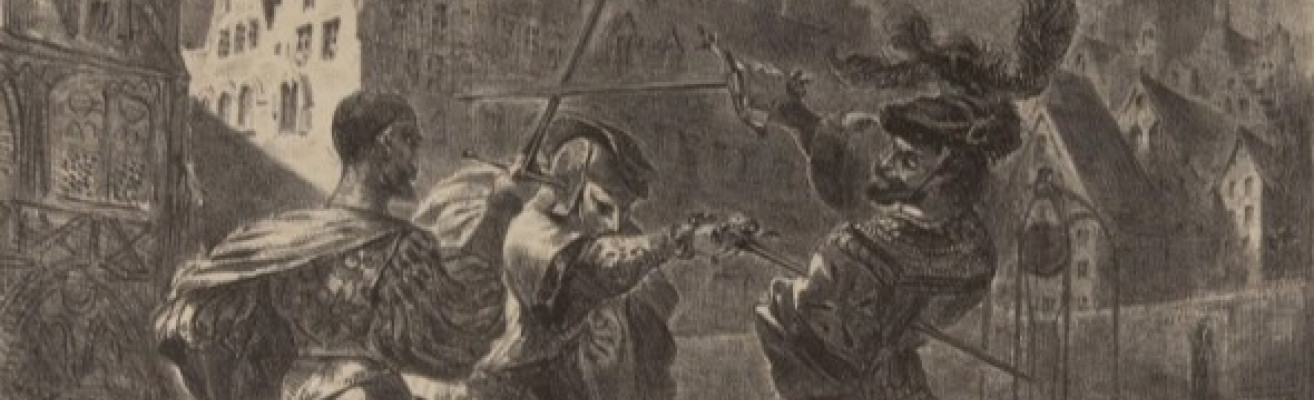 Charles Etienne Pierre Motte Duell zwischen Faust und Valentin 1828