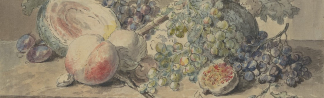 Jan van Huysum Trauben Pfirsische c Klassik Stiftung Weimar Museen